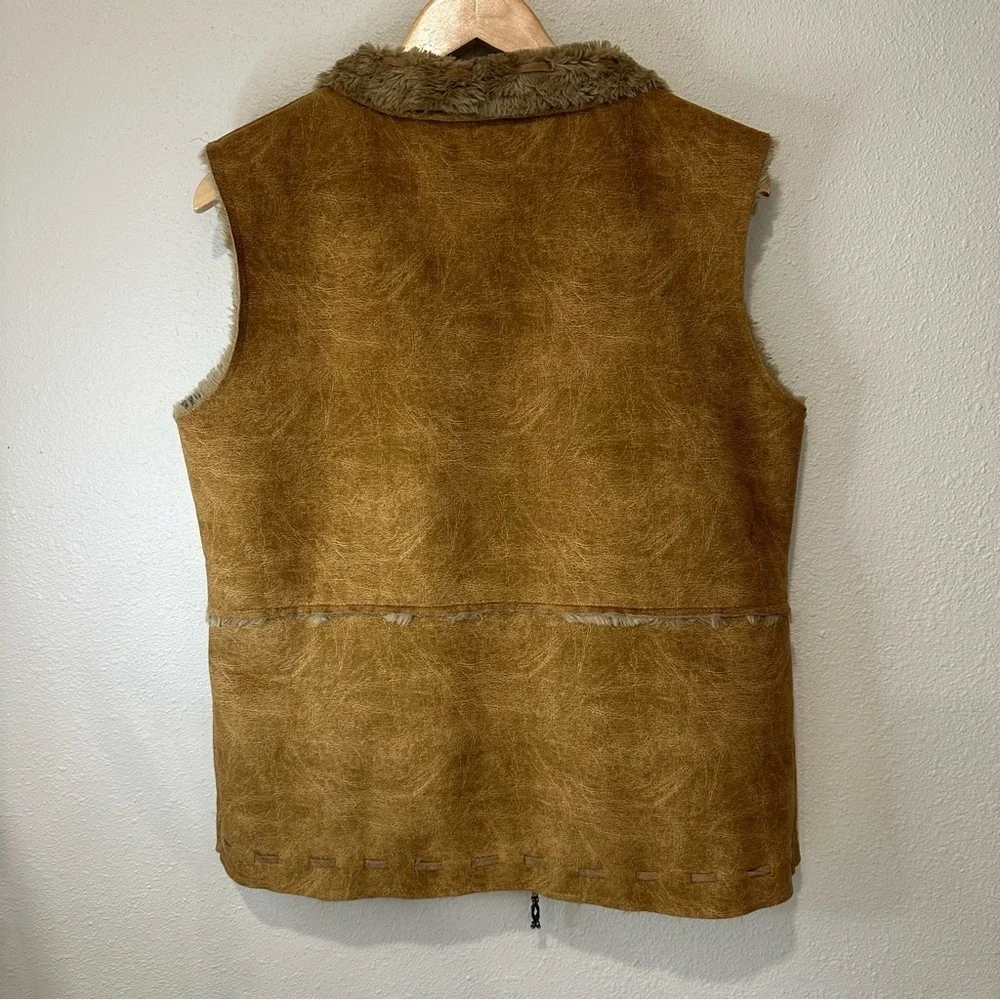 Cabela's Faux Suede Brown Women's Vest